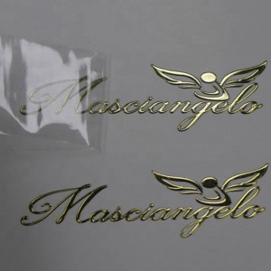 Autoadesivo di placcatura del logo della placcatura delnichel del foglio delnichel del foglio dell elettroform del foglio delnichel del foglio dell elettroform dell elettroform dell elettrodomestico per il telefono cellulare